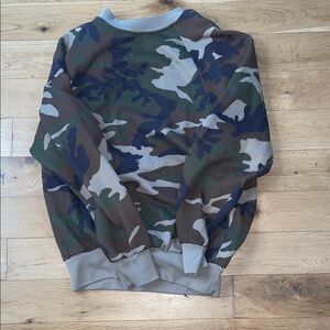 Men's Camouflage Crewneck Sweater